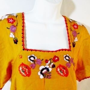 Madewell Dresses - NEW MADEWELL Embroidered PUEBLA Peasant Dress Madewell Dresses - NEW MADEWELL Embroidered PUEBLA Peasant Dress